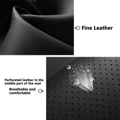 HKZ vehicle seat covers — custom fit leather for Toyota Camry Hybrid 2012-2017