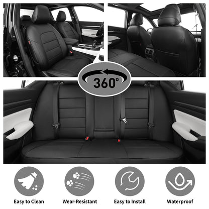 EKR vehicle seat covers - custom fit faux leather for Nissan Altima 2013-2018