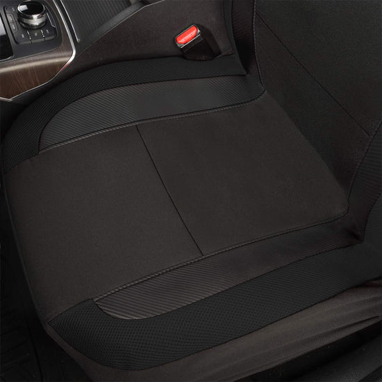 Vehicle seat cover — Carbon fiber air mesh fabric for high back bucket seats