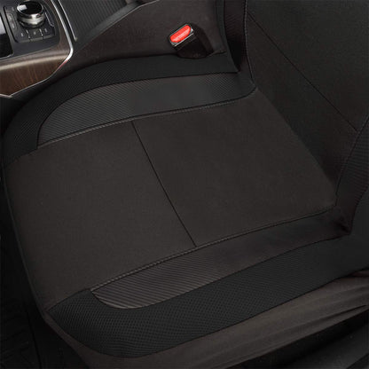 Vehicle seat cover — Carbon fiber air mesh fabric for low high back bucket seats