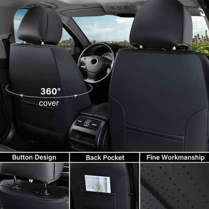 Coverado car seat cover — breathable nappa leather and waterproof design