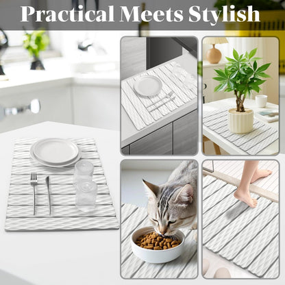 Dish drying mat — stone design for kitchen use