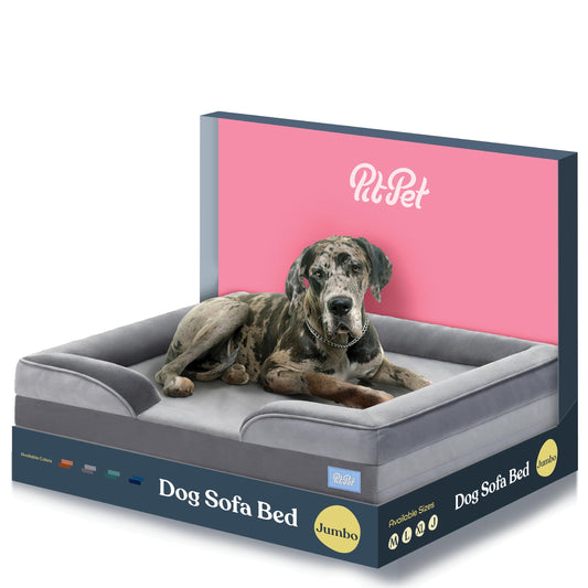 Pet bed mat — Ultra comfortable for large dogs with extra neck support