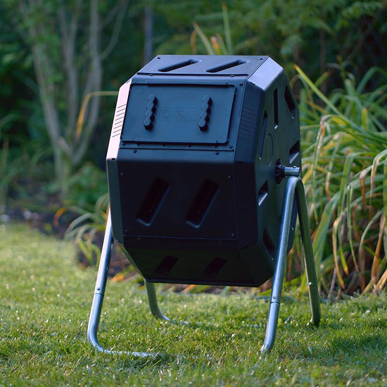 FCMP compost bin with dual chamber design