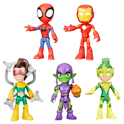 Toy figure — Spidey and his friends 5-pack with 4-inch action figures for kids 3+