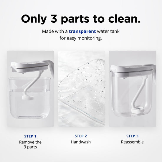 Carepod Mini humidifier — ultrasonic cool mist with easy clean design and auto shut-off