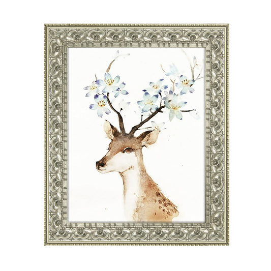 Picture frame — Ornate bronze finish with real glass, 8x10 size by Golden State Art