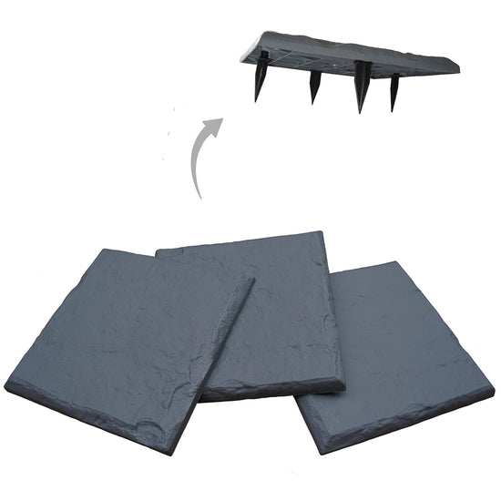 Gardien decorative stepping stones — stakes into the ground for outdoor pathways