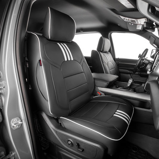 EKR Ram 1500 seat covers — Custom fit waterproof faux leather for trucks