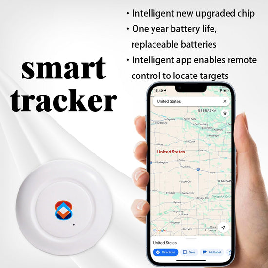Location tracker — Works with iOS and Android app, no subscription required, 2-year battery life