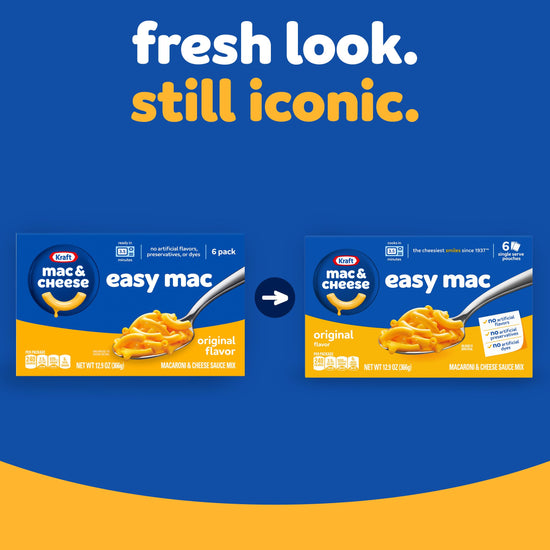 Kraft Easy Mac macaroni and cheese dinner - microwavable convenience