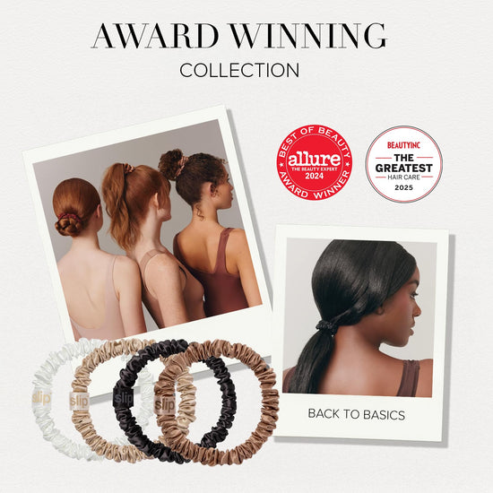 Hair tie — 100% mulberry silk, gentle on hair and reduces breakage