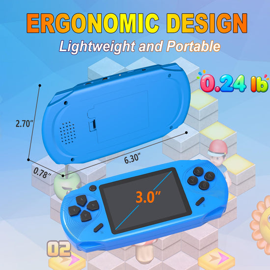 Beijue preloaded electronic game with 220 retro video games for kids