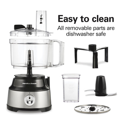 Hamilton Beach food processor — versatile vegetable chopper for slicing