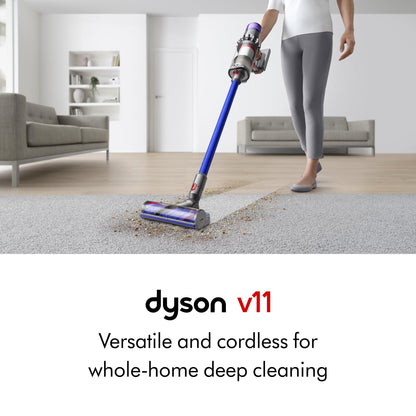 Dyson V11 cordless vacuum — 3 power modes, converts to handheld, detangles pet hair
