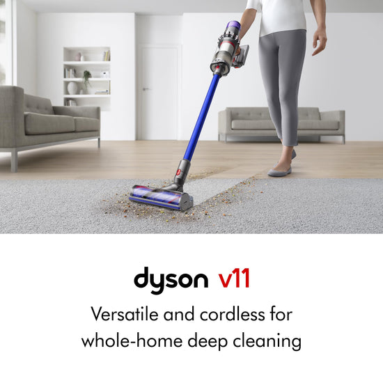 Dyson V11 cordless vacuum — 3 power modes, converts to handheld, detangles pet hair
