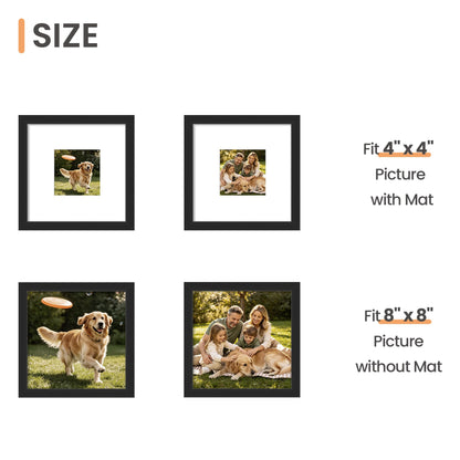 upsimples picture frame set with five frames