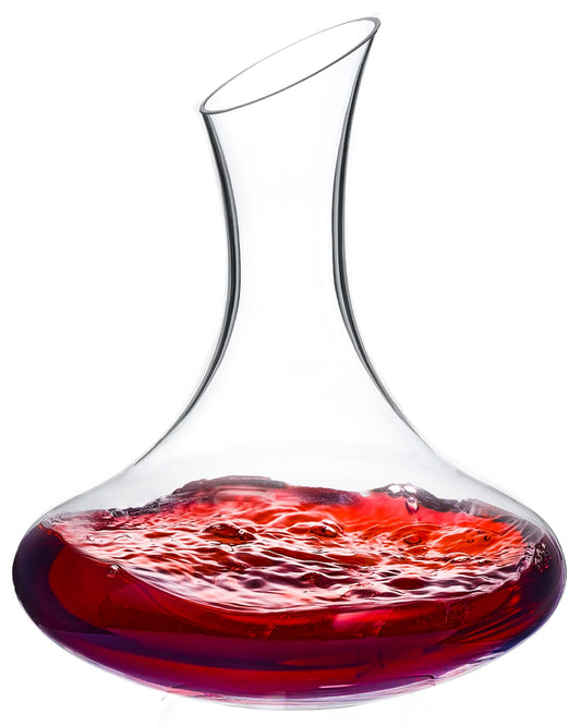 Pitcher — Hand blown glass with precise scale for hot and cold beverages