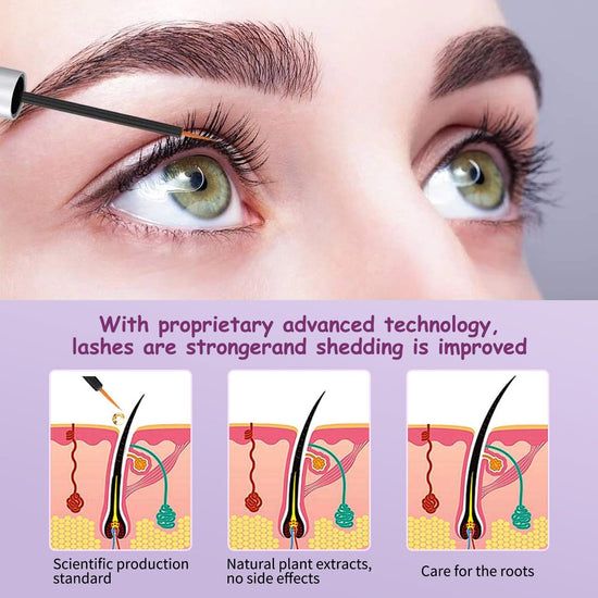 Eyelash growth serum — volumizing formula with natural ingredients, vegan and cruelty-free 5mL