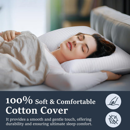 COZSINOOR goose feather pillows - soft and supportive bedding solutionCOZSINOOR goose feather pillows - soft and supportive bedding solution