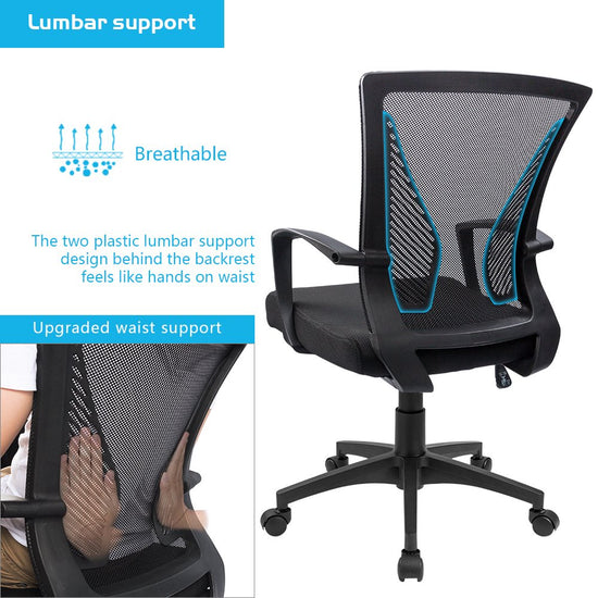 Furmax office chair — Ergonomic design with lumbar support and armrest