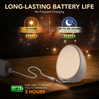 G Keni lamp — Rechargeable nursery night light with timer and memory function