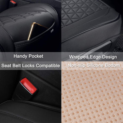 Black Panther vehicle seat cover — Luxury faux leather with anti-slip design