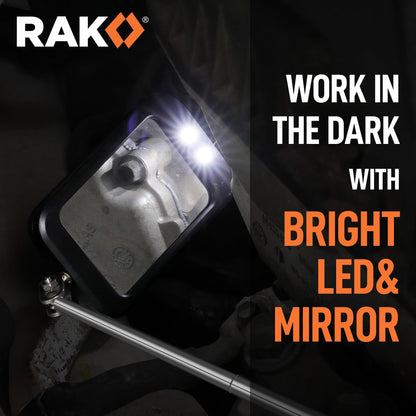 RAK magnetic pickup tool set - versatile inspection and retrieval tools for men