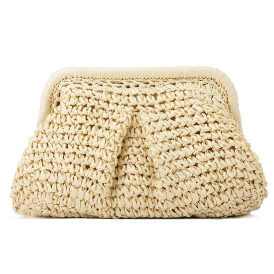 Emprier handbag — straw clutch for summer beach outings