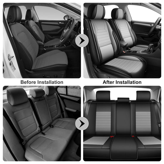 Vehicle seat cover — AOMSAZTO leather fit for Dodge Charger 2006-2026 full set