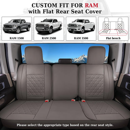 Coverado leather car seat covers — waterproof design for Dodge Ram 1500 2002-2026