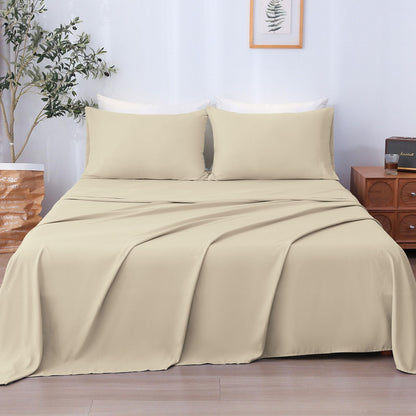 LONAVA bed linen set — hotel luxury wrinkle-free microfiber with deep pockets.