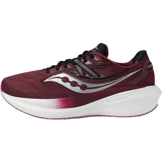 Saucony Women's Triumph 20 sneaker — cushioned for comfort and support.