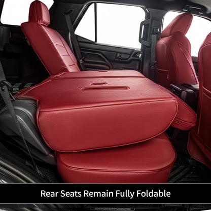 EKR 4runner seat covers - waterproof leather for Toyota 4 Runner (burgundy)