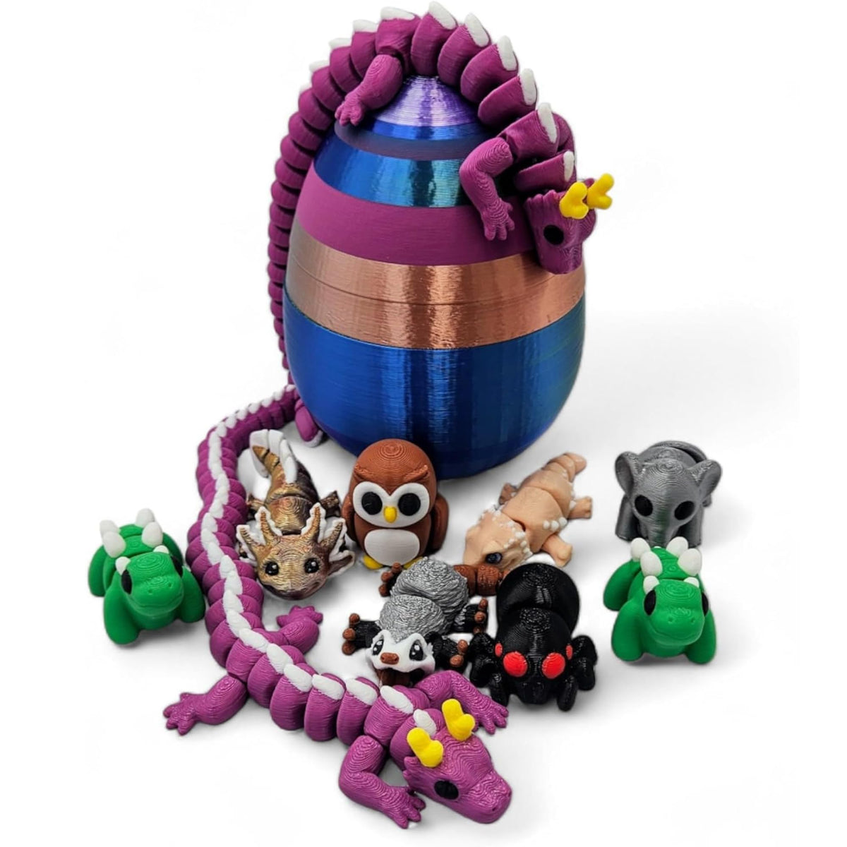 ZZ LIFE figurine — 3D printed articulating designs with mystery egg