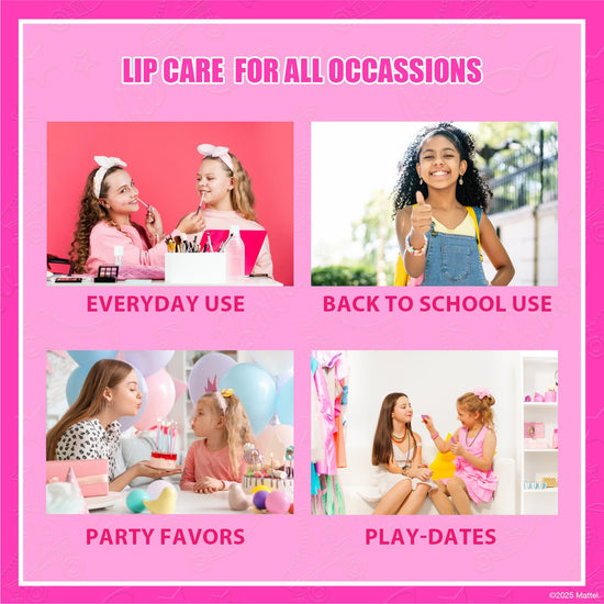 Make_up — Townley Girl beauty mini train case set with lip gloss and lip balm for girls