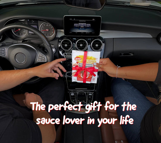 Saucemoto dip clip — in-car sauce holder for ketchup and dipping sauces