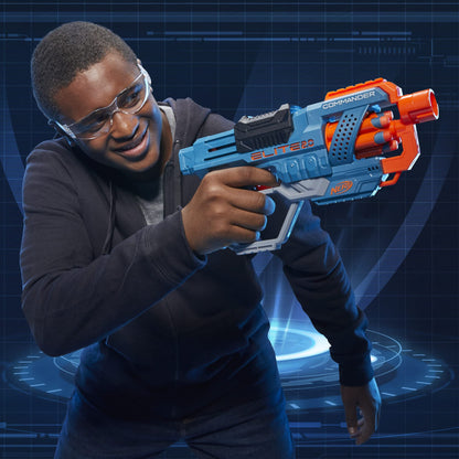 NERF Elite 2.0 Commander RC-6 blaster — versatile foam dart toy gun