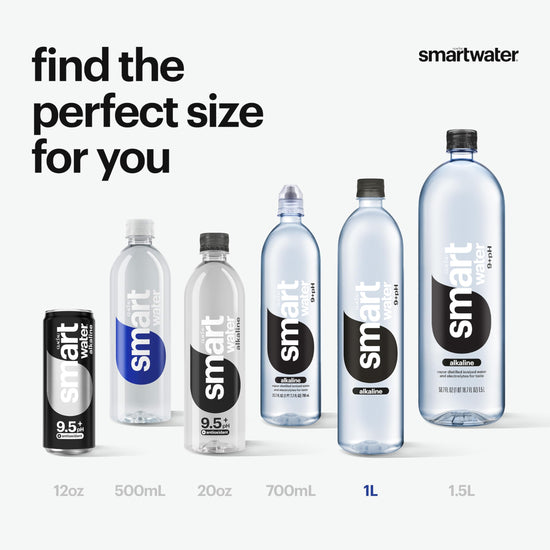 Smartwater alkaline water with antioxidants 1L six-pack