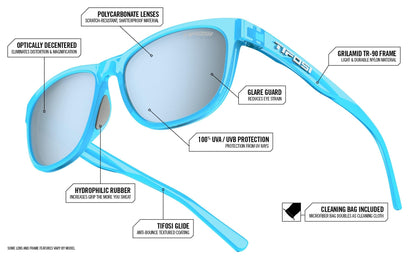 Tifosi Swank sunglasses — tangle free design for an active lifestyle