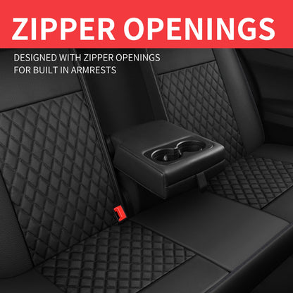 HChengkikz vehicle seat cover — Breathable and waterproof full set for universal fit cars