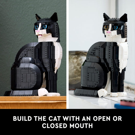 LEGO Ideas Tuxedo Cat – Building set for adults 18+