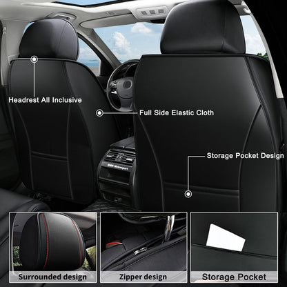 AOMSAZTO vehicle seat cover — Custom fit for Chevrolet Cruze 2011-2019, leather, waterproof
