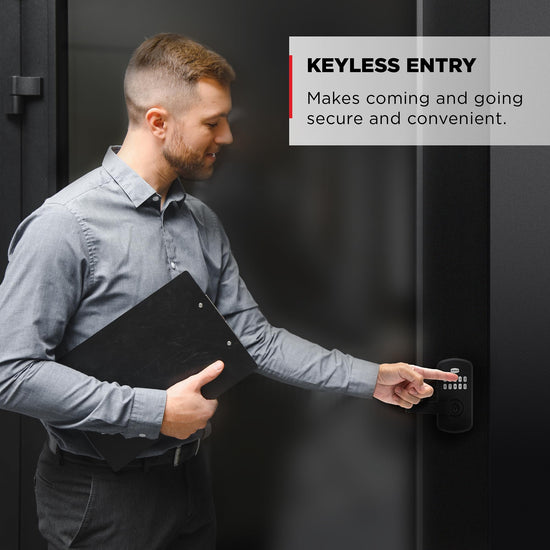 Kwikset SmartCode 955 electronic handle — keyless entry with high traffic durability