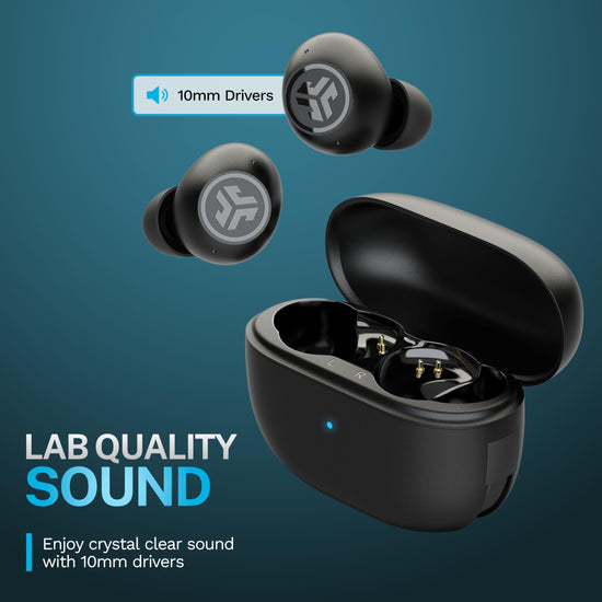 JLab Go Pop ANC headphones — Active noise cancelling and customizable sound