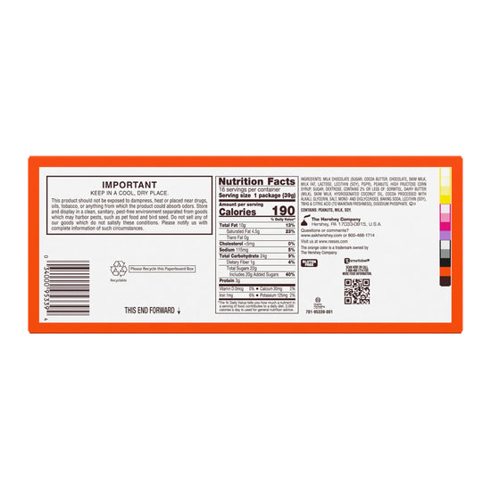 Chocolate candy — Reese's big cup packs