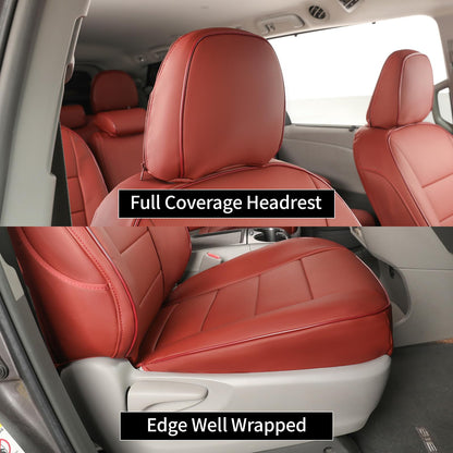 Vehicle seat cover — Custom fit faux leather for Infiniti QX60 2014-2021