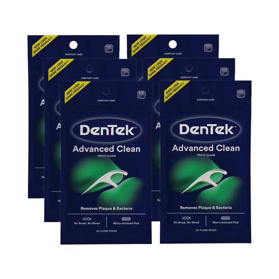 DenTek dental floss — easy to use picks with a fresh mint flavor