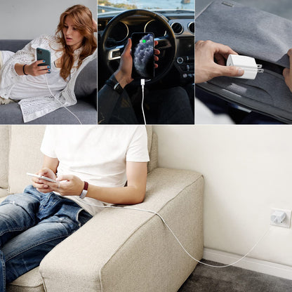 Charging adapter — 25W Type C wall charger with 6FT USB C to Lightning cable