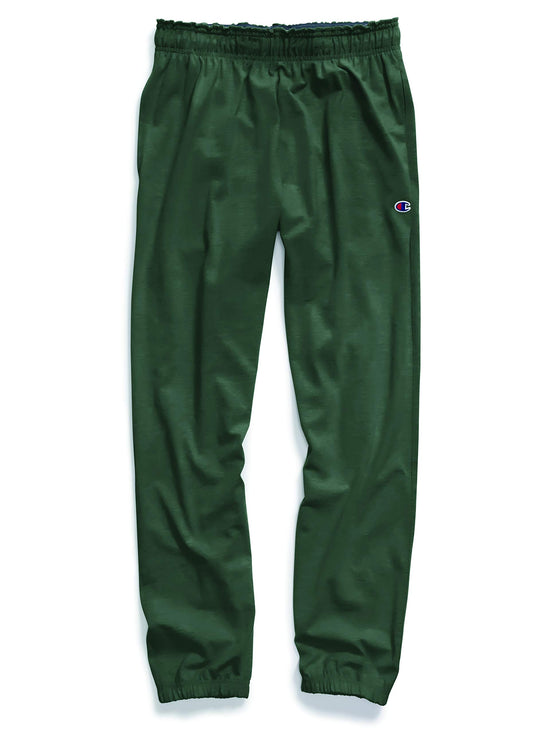 Champion men's lounge pants — lightweight cotton with cinched bottom
